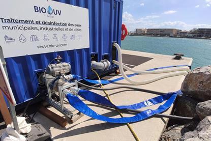 A BIO-UV portable BWTS portside
