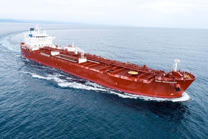 Mari Innovator, a third-generation built methanol dual-fueled MR product/chemical IMO 2/3 type tanker, delivered September 2021, built by HMD, Korea