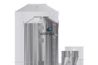 Wärtsilä new scrubber series is 30% smaller than previous scrubbers with a similar capacity.