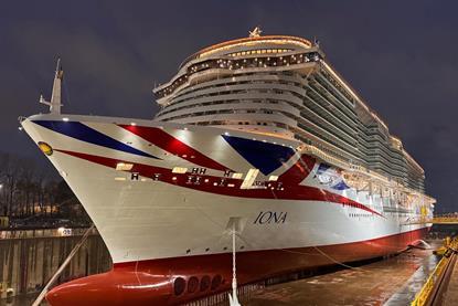 Carnival LNG dry dock 1