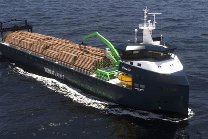 ammonia timber carrier source Skarv Shipping