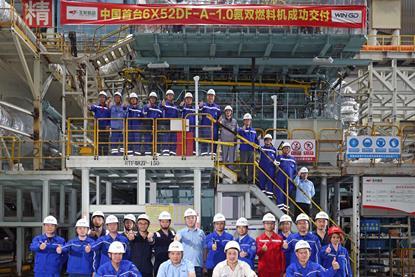 FAT X52DF-A-1.0 engine, built by Yuchai Marine Power Co., Ltd Sm