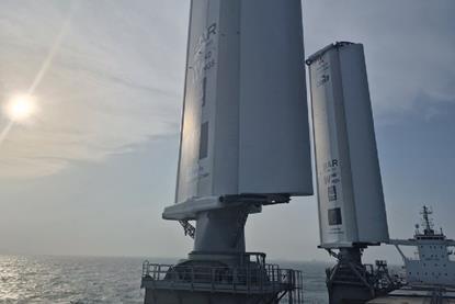 Two BAR Technologies Windwings on board a vessel at sea