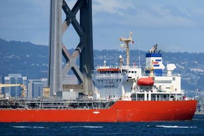 A ship at port