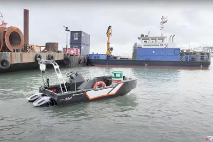Battery powered vessel in Southampton waters