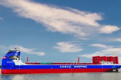 COSCO electric boxship