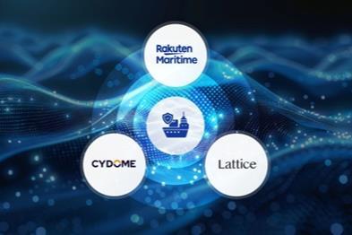Logo showing Rakuten Maritime, Cydome and Lattice