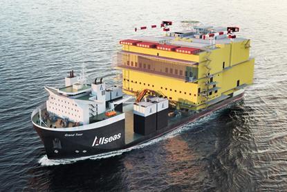 Rendering of the 'Grand Tour' offshore wind vessel