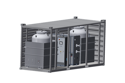 Ecochlor is introducing a containerised version of its EcoOne filterless ballast water management system (BWMS).
