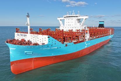 Tangier Maersk at sea