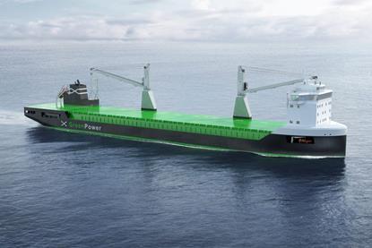 Illustration of a GreenPower vessel