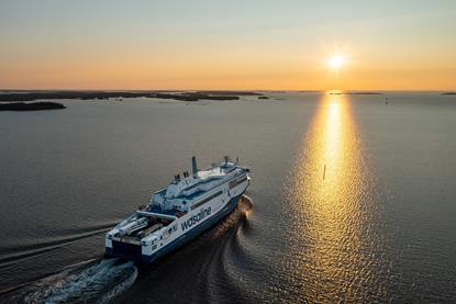 Aurora Botnia at sunset