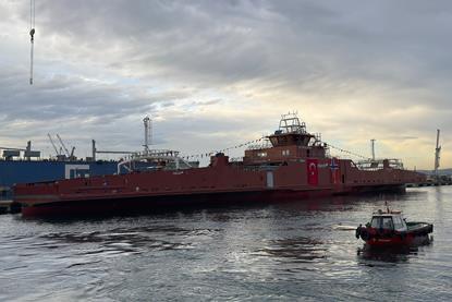 The image shows the Fjord1 ferry launch
