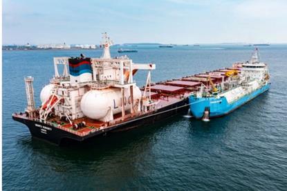 The front cover of the DNV Methane in Shipping whitepaper