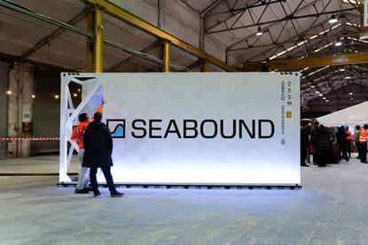Seabound onboard CCUS container