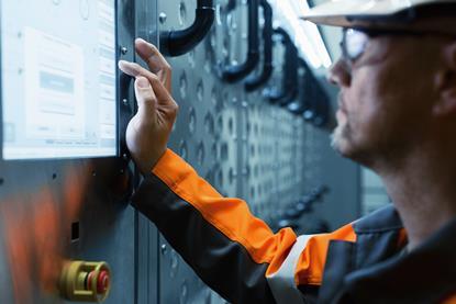 Wartsila engineer at work
