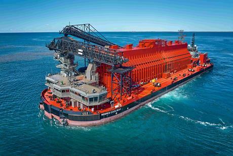 The photo shows “MinRes Coolibah” and “MinRes Airlie” commenced transhipping operations in May 2024