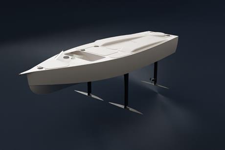 TUD Hydro Motion Team_Foiling H2-powered boat