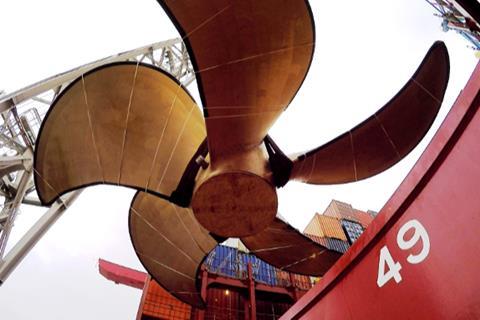 Hapag-Lloyd propeller
