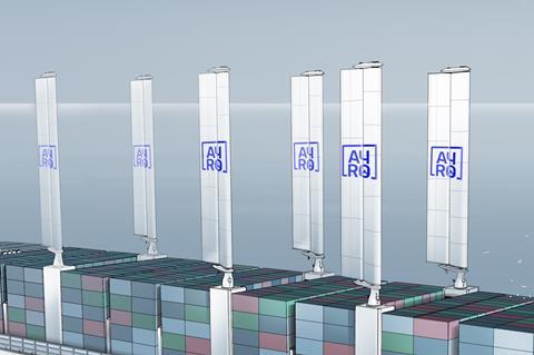 The four-year WHISPER project plans to combine AYRO's windsail system with Solbian's photovoltaic panel solution with the aim of reducing emissions on a bulker by up to 30%.