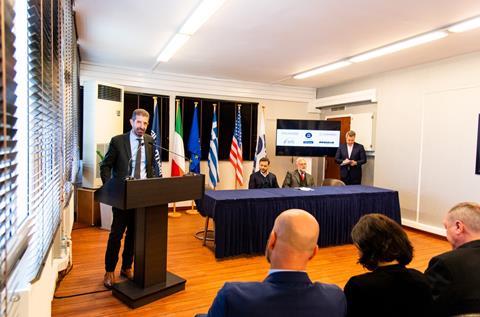 Fincantieri and a consortium of Italian naval suppliers signed an MoU with the Onex Elefsis Shipyards in Greece in the context of an Italian-led bid for a Greek corvette programme.