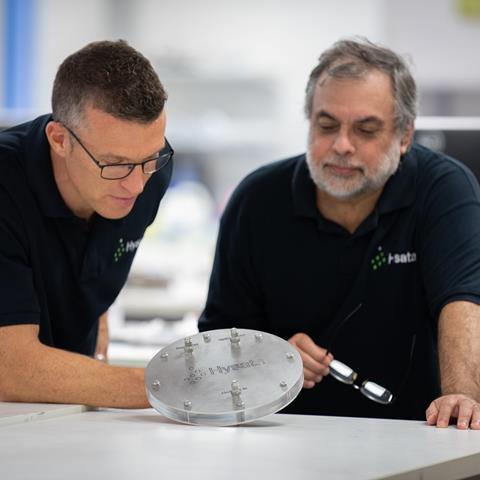 Image-9-Dr-Paul-Barrett-Chief-Executive-Officer-and-Dr-Gerry-Swiegers-Chief-Technical-Officer-at-Hysatas-Wollongong-Facility-1