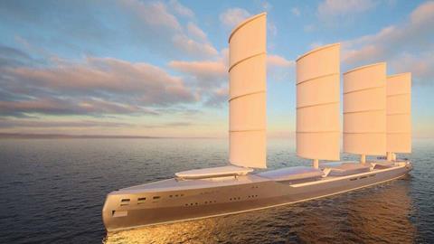 FastRig wing sail illustration