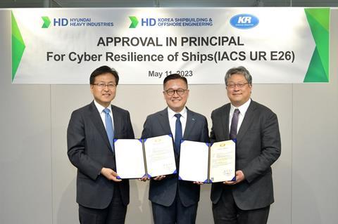 AiP for cyber resilience of ships framework ceremony