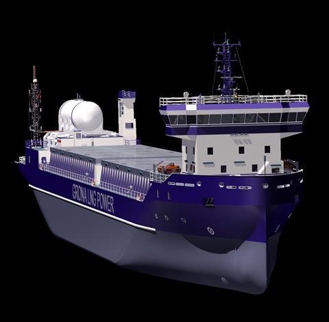 The 6,000t vessel for Grona built with carbon capture capability