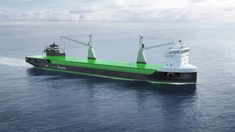 Illustration of a GreenPower vessel