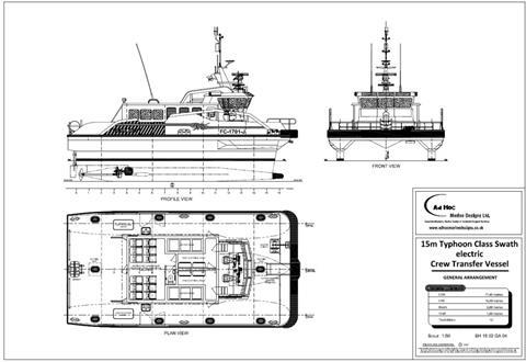 The Zephyrus project includes UK-designed full-electric CTVs.