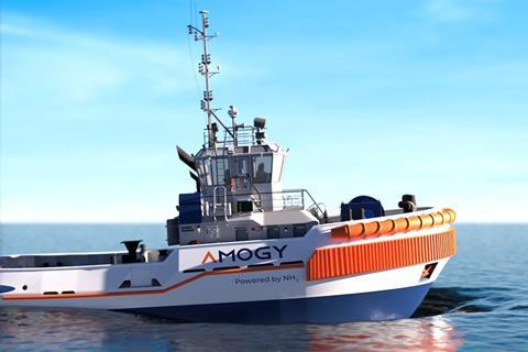 Amogy NH3 Kraken tug