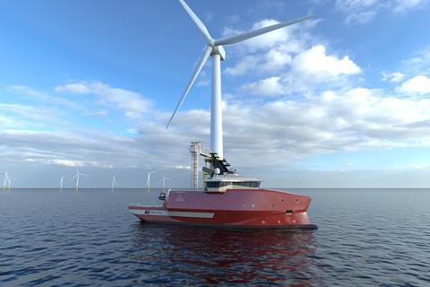 A brand new offshore wind ship design | News | Motorship