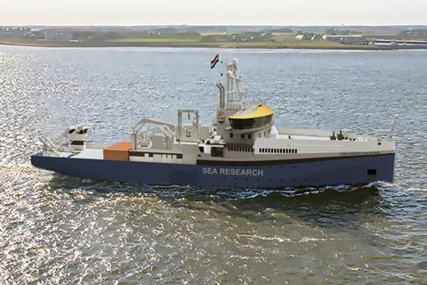 High-capability new research platform for the Dutch fleet, the 80m Anna Weber-van Bosse.