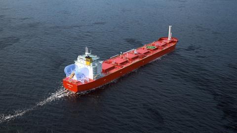 Picture of a CABU (caustic bulk) carrier III