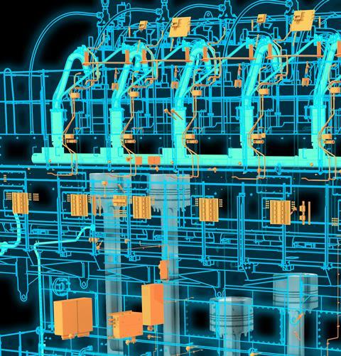 WinGD has enhanced its engine simulation platform to be capable of virtualising the completely integrated hybrid system including all components and verify the efficiency of the integration (Image courtesy of WinGD)