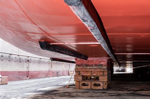 First Damen Air cavity DACS system installation on board of Amisco's MV Danita (2)[6751]