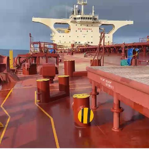 MT Ascona very large car carrier deck