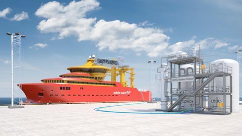 ship-ah2oy-lohc bunkering station
