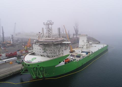 Orion, a dual-fuel offshore construction vessel, has entered DEME's fleet.
