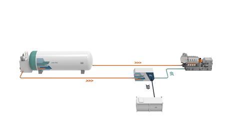 Wärtsilä has entered into a joint development agreement with Hycamite TCD Technologies to develop a cost-effective means of producing hydrogen from LNG onboard marine vessels.