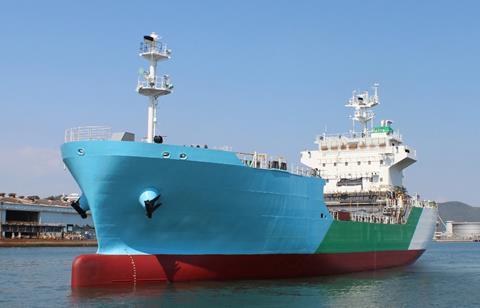 Kawasaki Heavy Industries launched Japan's first LNG bunker vessel at its Sakaide works on 13 May 2020.