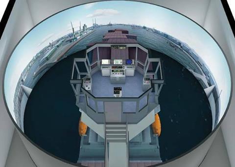 The new Wärtsilä simulator will provide realistic training for pilots at the Le Havre pilot station Photo: Wärtsilä
