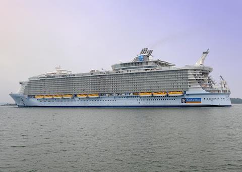 ‘Allure of the Seas’, one of the ships covered by Wärtsilä’s largest marine maintenance support agreement