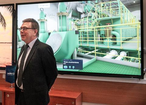 A new low-speed engine training centre at MUS features a WinGD engine room simulator.