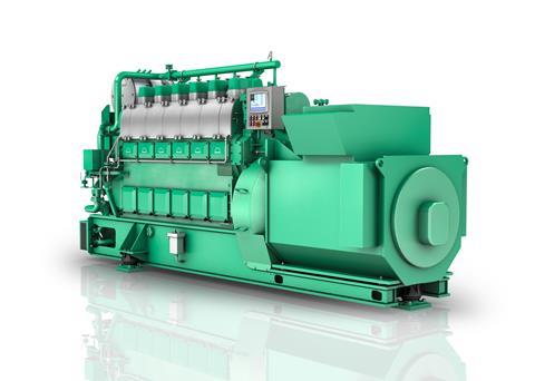 A rendering of the MAN 6L23/30H Mk3 engine (credit: MAN Energy Solutions)