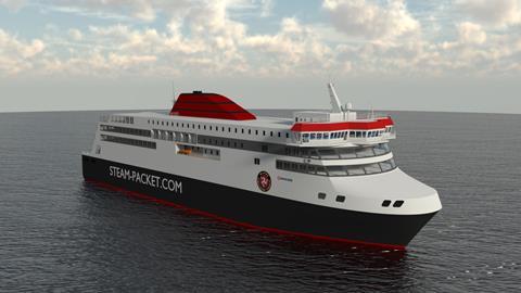 The new IOMSP ferry, the <i>Manxman</i>, will operate with a comprehensive range of Wärtsilä solutions. (© IOMSP & Houlder)