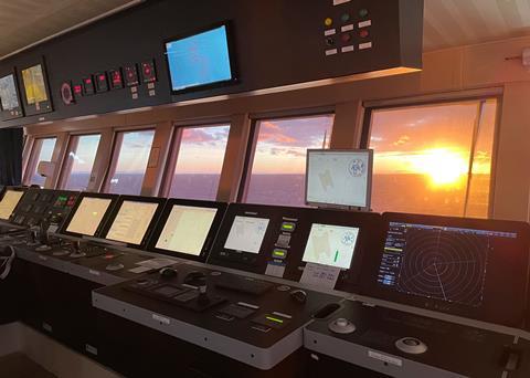 The Kongsberg integrated control system actively distributes energy across onboard consumers Photo: Kongsberg