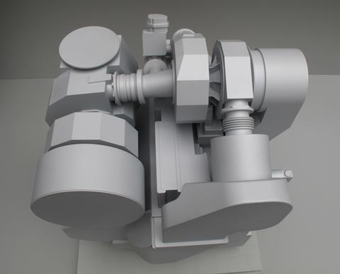 MAN's compact two-stage turbocharger with intermediate cooling