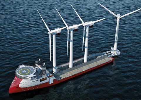 The ‘Windlifter’ concept is the result of an earlier cooperation between Ulstein Sea of Solutions and IDEA Heavy Equipment